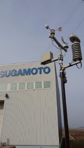 風速計を設置しました！