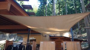 アスレチックランドのタープ製作しました。